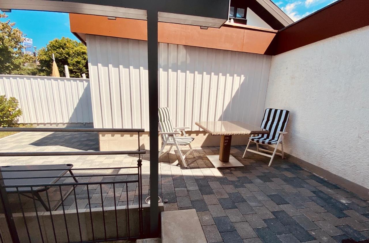 Modernes Apartment am Bodensee Wasserburg Exterior foto
